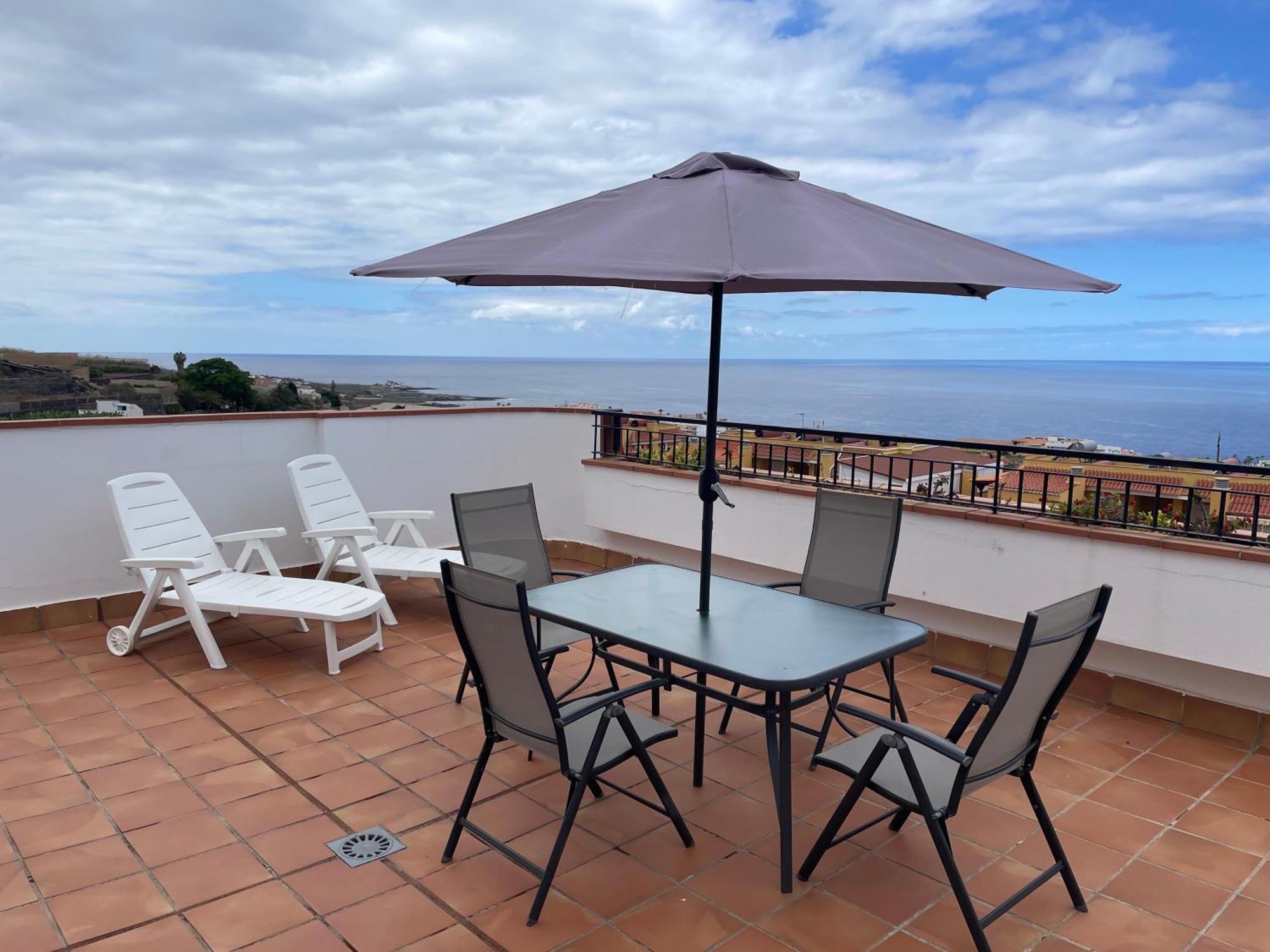 Ferienwohnung Amazing Duplex With Large Terrace And Sea Views Puerto de Santiago  Exterior foto